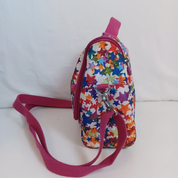 Kipling Lunch Tote Bag Colorful Star Print Insulated - Picture 11 of 16